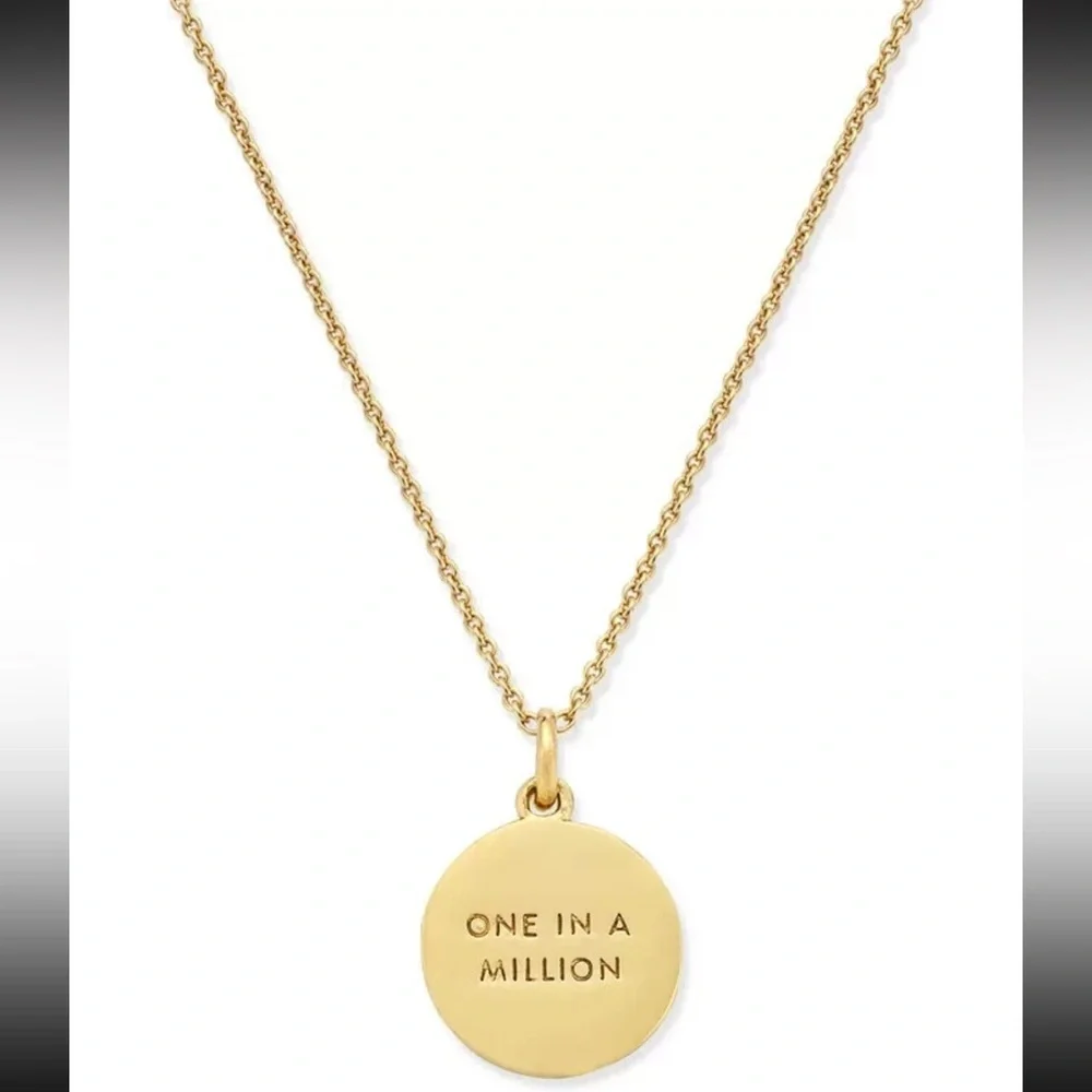 Kate Spade New York Initial Pendant Necklace D Gold